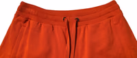 Red Cotton Blend Mid Waist Men Bermuda Shorts 4