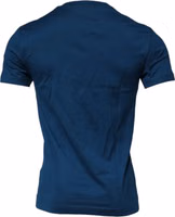 Blue Crown Bee Cotton Men Crew Neck T-shirt 2