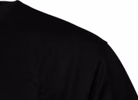 Black Logo Patch Cotton Crew Neck T-shirt 2