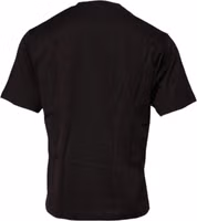 Dark Brown Logo Cotton Crew Neck T-shirt 3