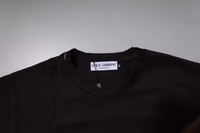 Dark Brown Logo Cotton Crew Neck T-shirt 4