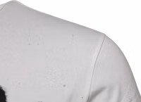 White Graphic Print Cotton Crew Neck T-shirt 3