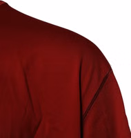 Red Logo Tape Cotton Crew Neck T-shirt 2