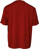 Red Logo Tape Cotton Crew Neck T-shirt 3