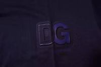Navy Blue DG Logo Cotton Crew Neck T-shirt 4