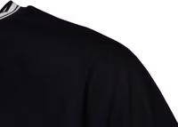 Dark Blue Logo Crown Cotton Crew Neck T-shirt 2