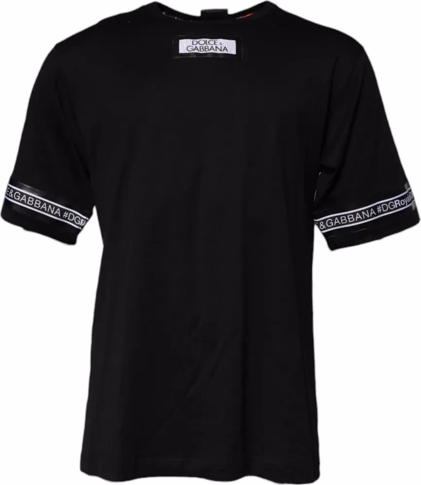 Black #DGMILLENNIALS Cotton Crew Neck T-shirt
