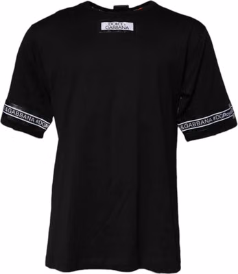 Black #DGMILLENNIALS Cotton Crew Neck T-shirt