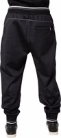 Black Polyester Logo Jogger Pants 3