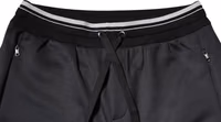 Black Polyester Logo Jogger Pants 4