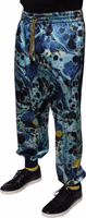 Multicolor Marble Print Jogger Men Sweatpants Pants 2