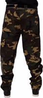 Multicolor Patchwork Camouflage Cargo Pants 3