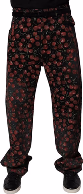 Black Cherry Cotton Straight Men Denim Jeans