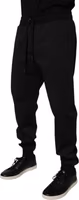 Black Polyester Men Jogger Sweatpants Pants 2