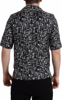 Black Silk Shortsleeve Shirt 2