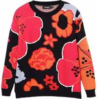 Black Polyamide Sweatshirt 1
