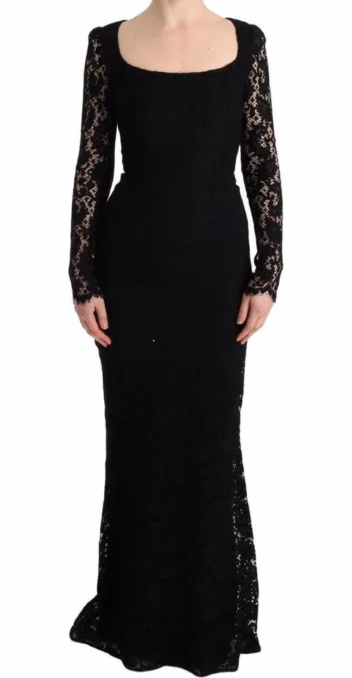 Black Cotton Cocktail Dress