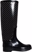 Black Rubber Rain Boots 1