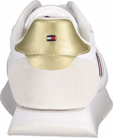 White Polyester Sneaker 2