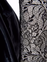 Black Polyester Cocktail Dress 4