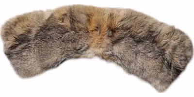 Brown Fur Shoulder Collar Neck Wrap Scarf