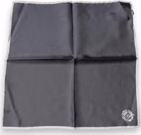 Gray Crown Logo Square Handkerchief Scarf 2