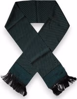 Dark Green Fantasy Fringes Neck Wrap Scarf 2
