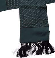 Dark Green Fantasy Fringes Neck Wrap Scarf 3