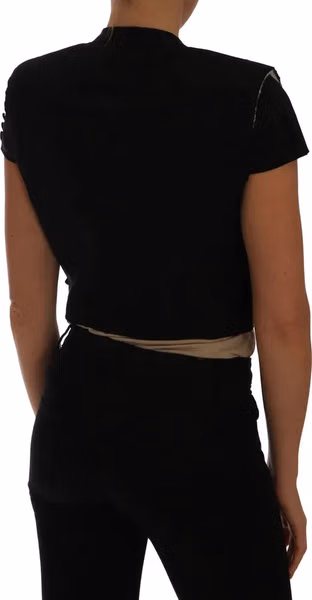 Black Short Croped Blazer Jacket