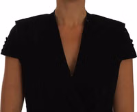 Black Short Croped Blazer Jacket 2
