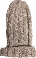 Beige Wool Knitted Ski Mask Balaclava Hat 1