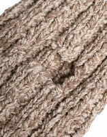 Beige Wool Knitted Ski Mask Balaclava Hat 3