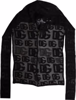 قبعة بالاكلافا سوداء من الشبك ومزينة بالشعار 4
