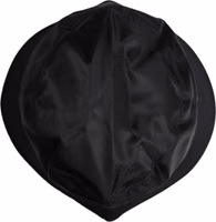 Black Cotton Wide Brim Bucket Hat 4