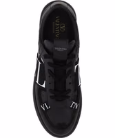 Black Leather VL7N Sneakers 4