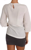 White Silk #dgfamily Blouse T-shirt 1
