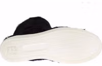 Black Xiangao Lamb Fur Leather Boots Shoes 5