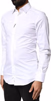 White GOLD Cotton Long Sleeves Dress Shirt 2