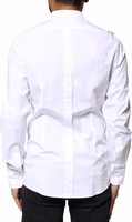 White GOLD Cotton Long Sleeves Dress Shirt 3