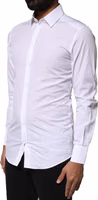 White GOLD Cotton Long Sleeves Dress Shirt 2
