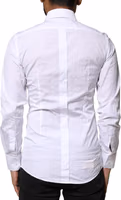 White GOLD Cotton Long Sleeves Dress Shirt 3