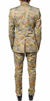 Multicolor Camouflage SICILIA 3 Piece Suit 3