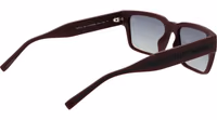Burgundy Plastic Sunglasses 3