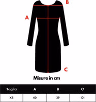 فستان طويل أسود من الصوف 4