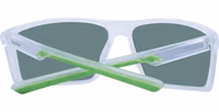 White Plastic Sunglasses 3