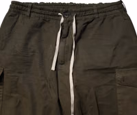 Brown Cotton Stretch Cargo Pants 4