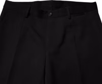 Black Wool Tapered Formal Dress Pants 4