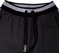 Black Gray Cotton Layered Men Sweatpants Pants 4