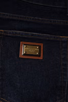 Dark Blue Cotton Stretch Skinny Denim Jeans 5