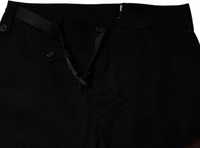 Black Cotton Stretch Skinny Cargo Denim Jeans 4